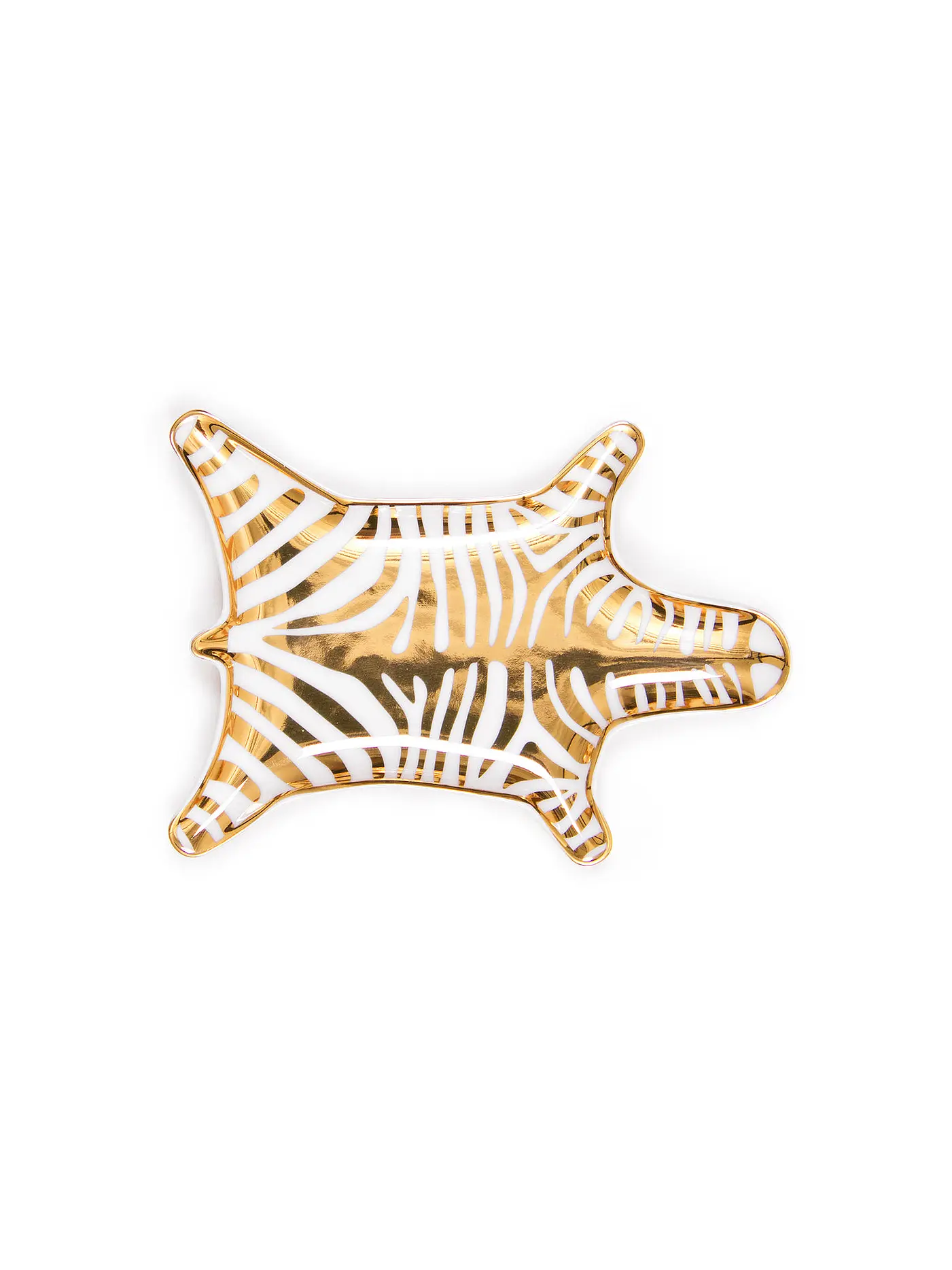 JONATHAN ADLER | Schale ZEBRA 15x11cm Gold | 